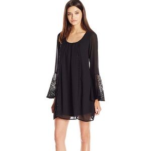 Black Mini Dress by Sequin Hearts.